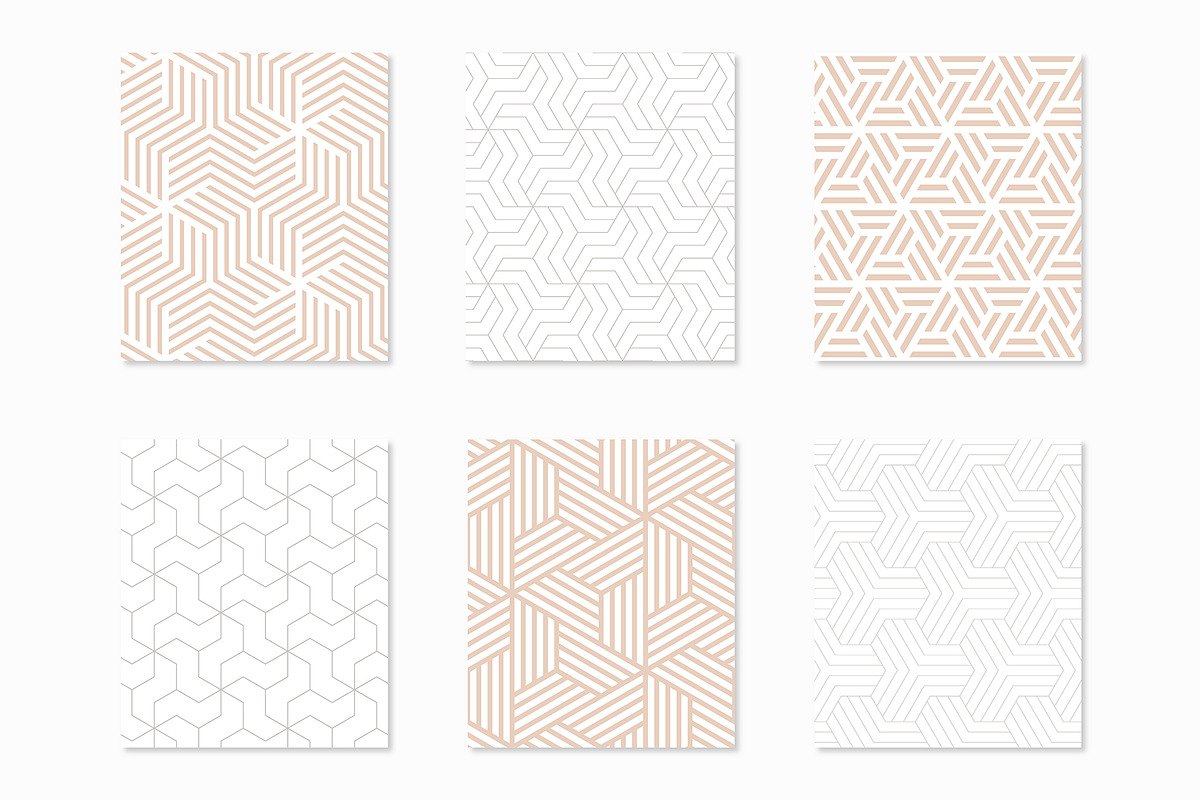 18 Geometric Seamless Patterns vol.3, a Pattern Graphic by Curly_Pat (Photo 3 of 8)