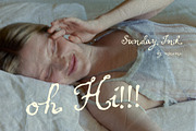 Sunday Ink - Soft Handwritten Script, a Script Font by Mneme (Thumbnail 2 of 8)