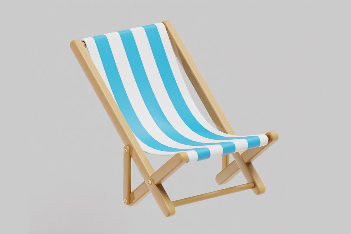 Beach Chair, an Object 3D Model by fahad121 (Photo 4 of 6)