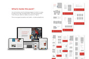 Clothing store template (Figma), a Wireframe Template by helgascandinavus (Thumbnail 2 of 6)