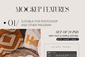 Baby Clothing Autumn Mockup Bundle