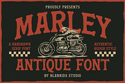 Marley Antique a Handmade Serif Font, a Slab Serif Font by Blankids Studio (Thumbnail 1 of 9)