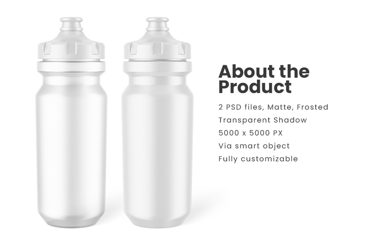 Sport Bottle Mockup v3, a Packaging Mockup by AlkStudio (Photo 4 of 5)