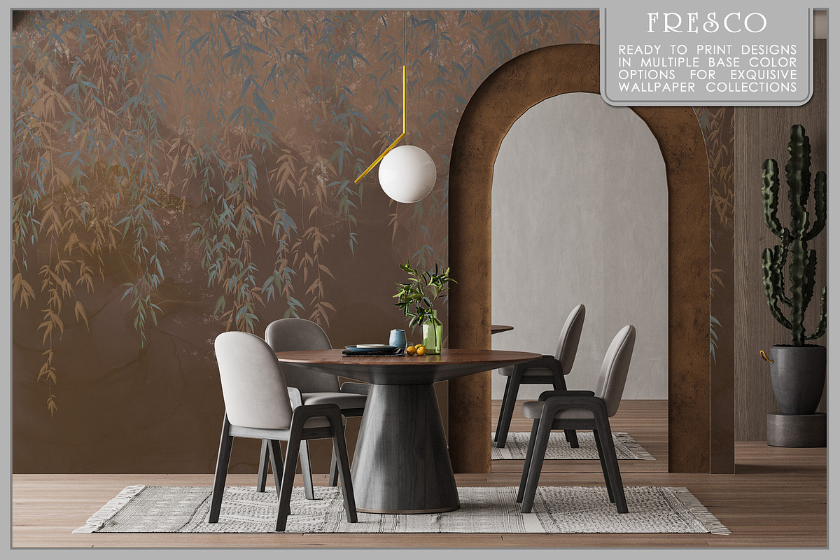 Fresco collection Green Veil, a Wallpaper Graphic by Natalia0307 (Photo 10 of 13)