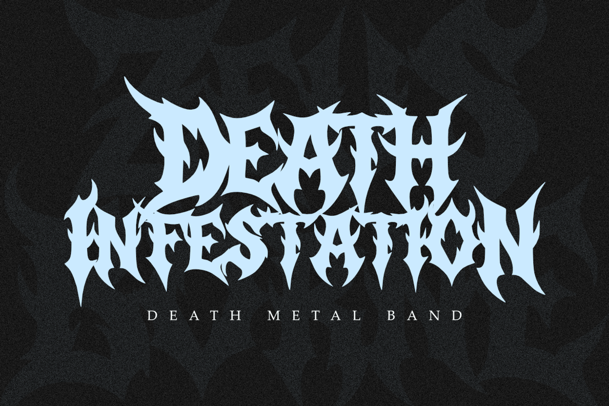 Zeus Borne | Brutal Death Metal Font, a Symbol Font by Masyafi Studio (Photo 4 of 8)