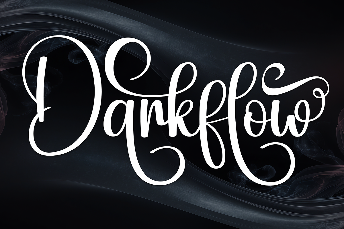 darkflow | Script Font, a Handwritten Font by Scratchones (Photo 1 of 9)