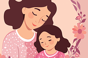 Mother's Day Illustration Card, a Card Template by Mint Pixels (Thumbnail 3 of 3)
