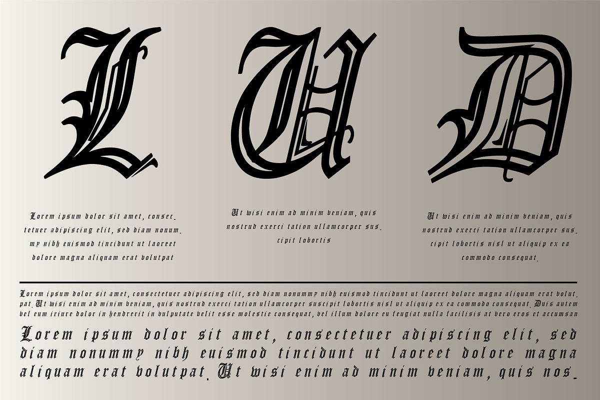 Elastic Gore Old, a Blackletter Font by cromatixclassroom (Photo 2 of 5)