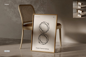 Poster Mockup Aesthetic, a Mockup by Croma Studio