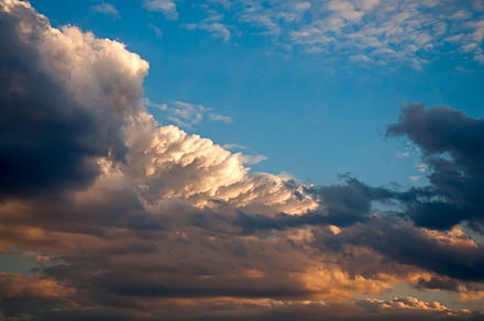 Dramatic cloudy sky stock photo containing sky and dramatic, a Nature Photo by Benjaminlion