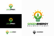Set of Circle Green Energy Logo, a Branding & Logo Template by Lucky Creative (Thumbnail 4 of 5)