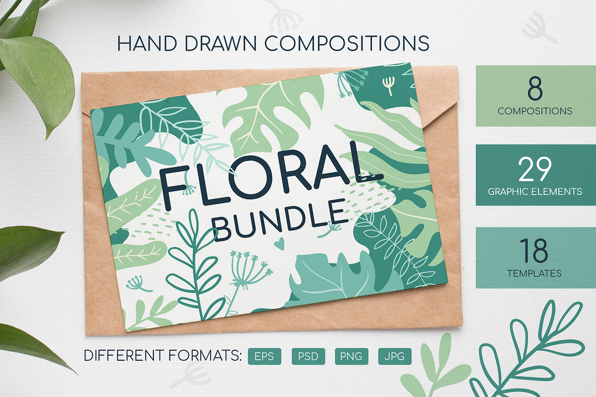Floral Elements Bundle, a Decorative Illustration by Boyko Pictures (Photo 1 of 11)