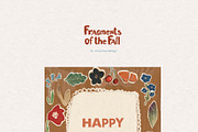 Fall Cottagecore Frames Backgrounds, a Decorative Illustration by whiteheartdesign (Thumbnail 8 of 22)