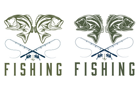 Fishing logo digital assets for download