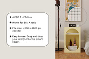 Interior & Frame Mockup Set AYLA, a Household Mockup by Bonumo (Thumbnail 3 of 8)