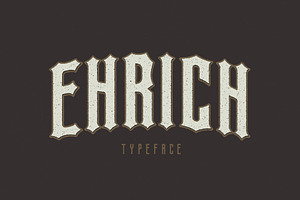 Ehrich Display Typeface