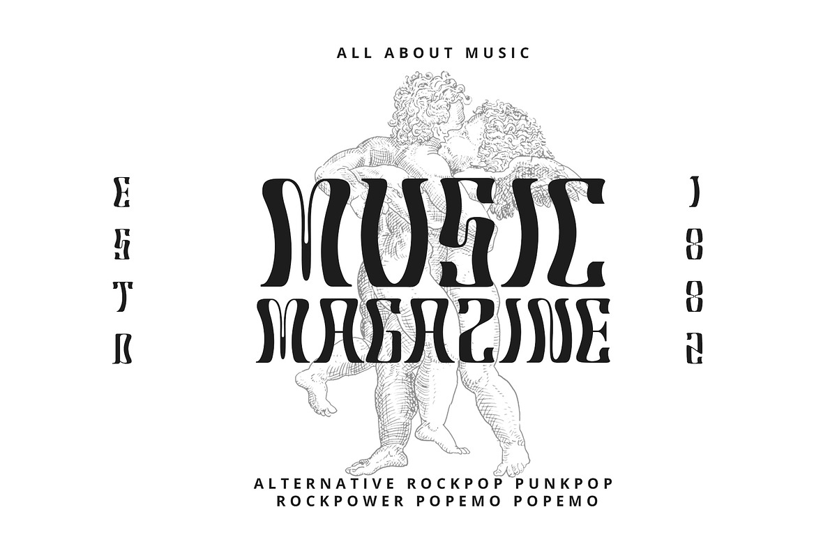 Robertson Display, a Sans Serif Font by Damelev (Photo 4 of 10)