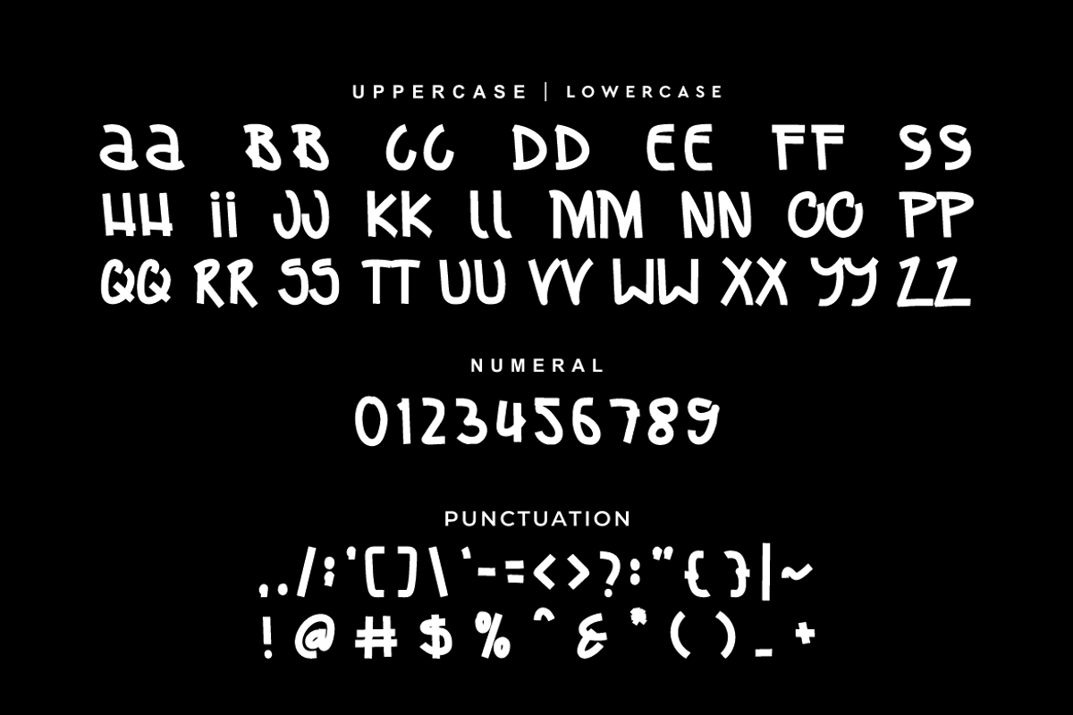 Foody Hokan - Food Font, a Handwritten Font by Iqsiart Studio (Photo 6 of 7)