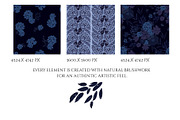 Bedtime florals. Midnight Patterns, a Pattern Graphic by PaperJamLab (Thumbnail 4 of 13)