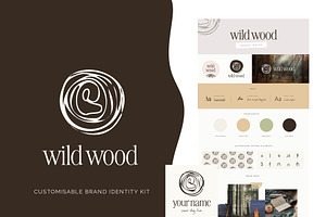 Earthy Eco Nature Brand Logo Kit