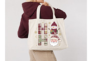 Retro Ho Ho Christmas Shirt, a Seasonal Illustration by DreamCafeArt (Thumbnail 3 of 7)