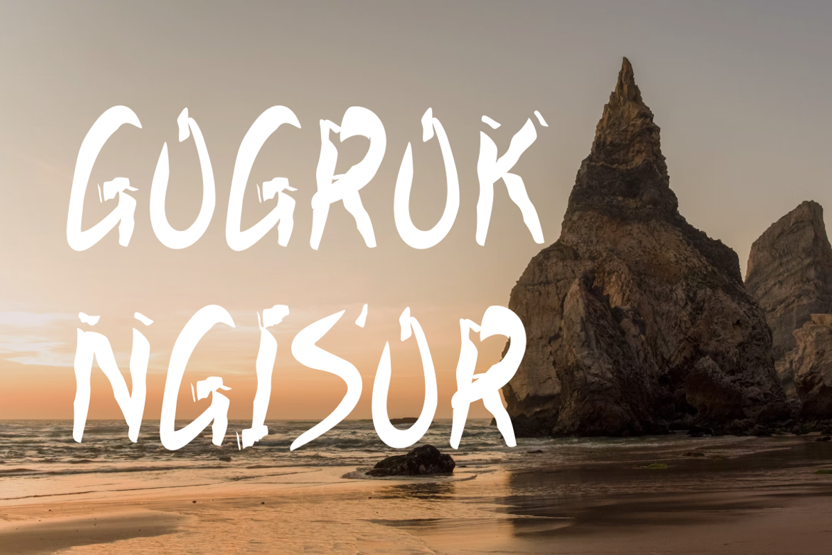 Bathu Rhontok - Font, a Handwritten Font by artchiles_design (Photo 3 of 5)