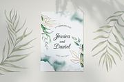 Watercolor & Gold Leaf Branch, a Decorative Illustration by Papatongartist (Thumbnail 8 of 12)