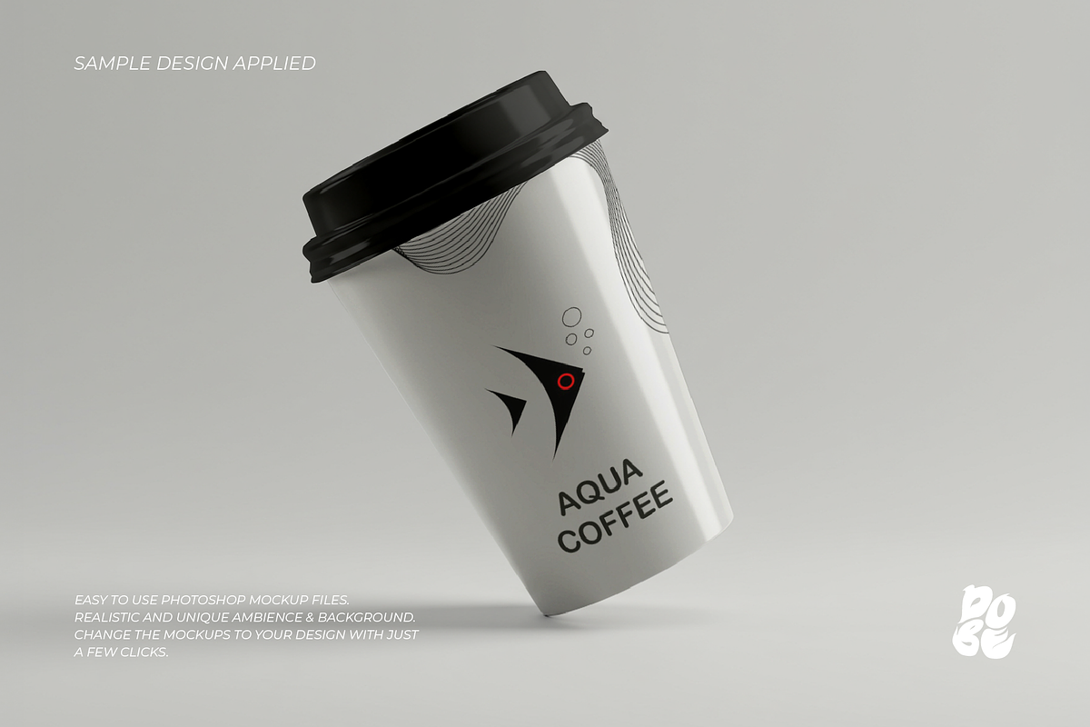White Cup Mockup Set - Vol 1, a Product Mockup by DOBE Studio (Photo 3 of 4)
