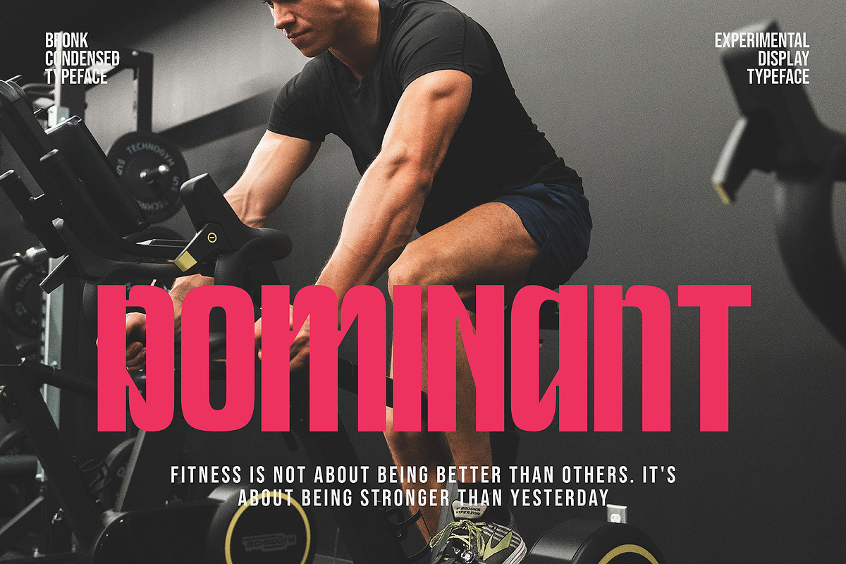 Bronk Condensed, a Sans Serif Font by executypeStudio (Photo 2 of 10)