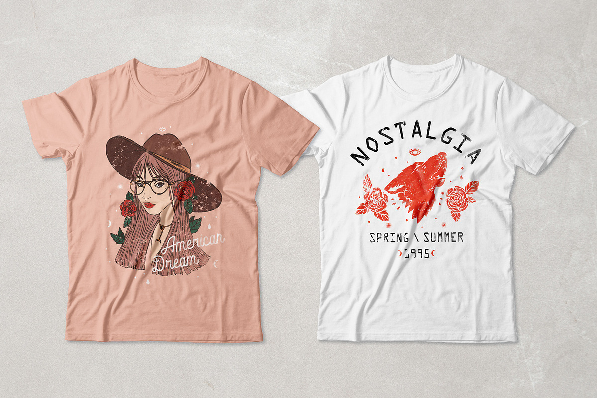 Fashion T-Shirt Designs, an Illustration by NKTN (Photo 6 of 12)