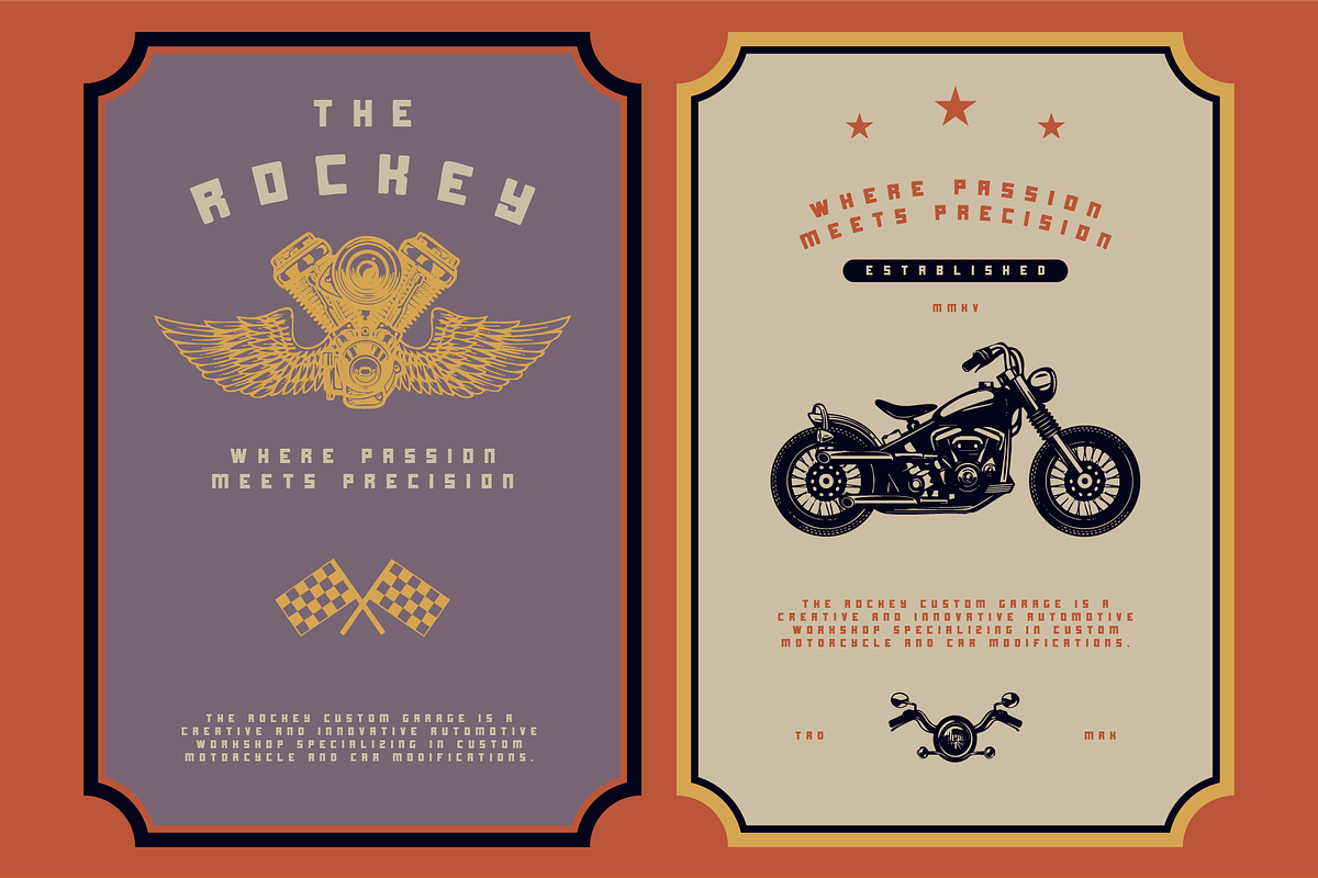 RUNCYCLE - Retro Display Font, a Font by Rightwheels (Photo 4 of 10)