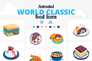 World Classic Food Icon Pack, a Duotone Icon by Prosymbols