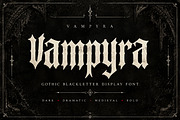 Vampyra, a Blackletter Font by Wow Magic (Thumbnail 1 of 4)