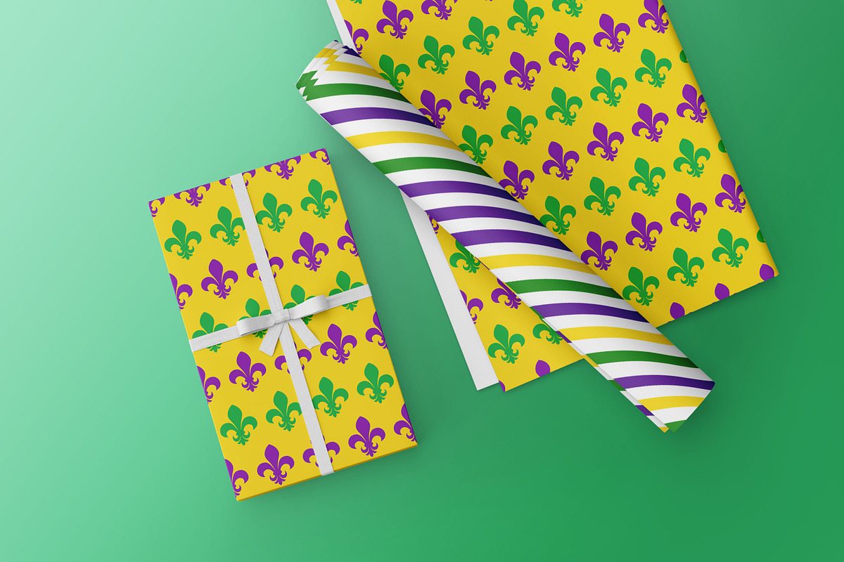 Mardi Gras Seamless Pattern, a Pattern Graphic by Digital Studio (Photo 5 of 6)
