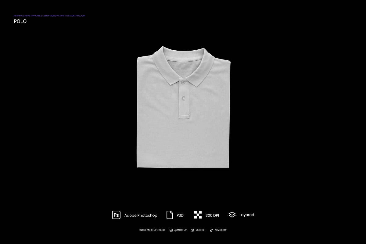MOKITUP: Polo Mockup, a Shirt Mockup by MOKITUP (Photo 5 of 5)