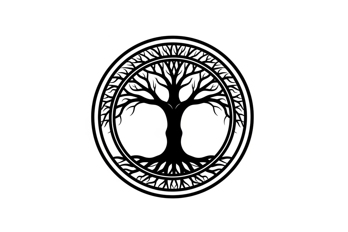 Tree of Life Circle Frame Bundle, an Illustration by Gaye Art (Photo 42 of 51)
