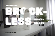 Brockless, a Sans Serif Font by LetterStock (Thumbnail 1 of 5)
