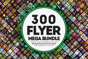 300 Flyer Templates Mega Bundle