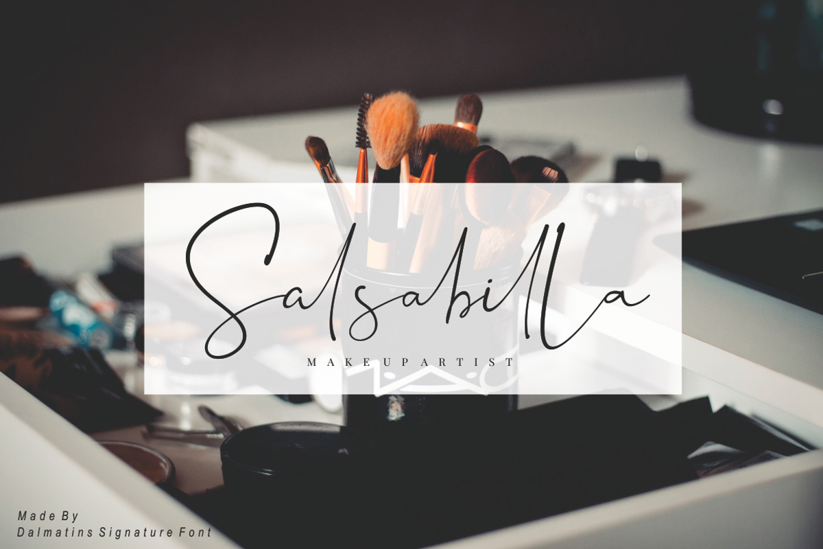 Dalmatins // Elegant Signature Font preview 6