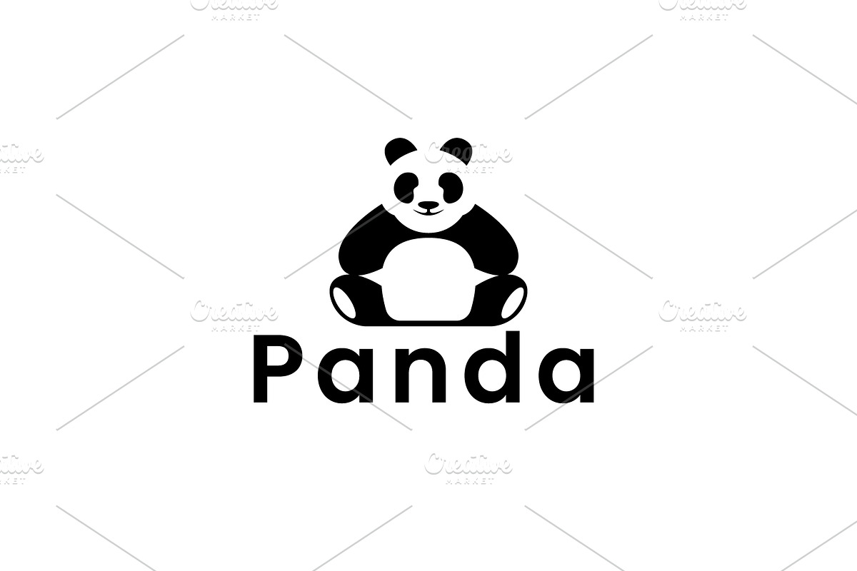panda logo vector icon illustration, a Branding & Logo Template by Dyn Studio