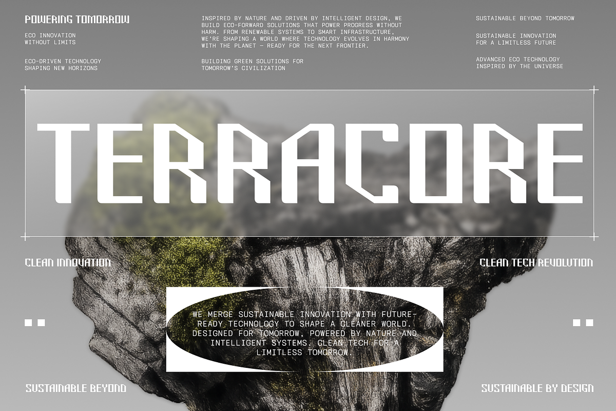 Luminar - Futuristic Font, a Sans Serif Font by CuratedType Studio (Photo 8 of 8)