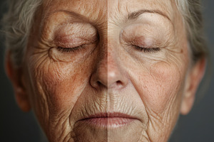 Beauty of aging shown on a woman, a Photo by Beautiful things