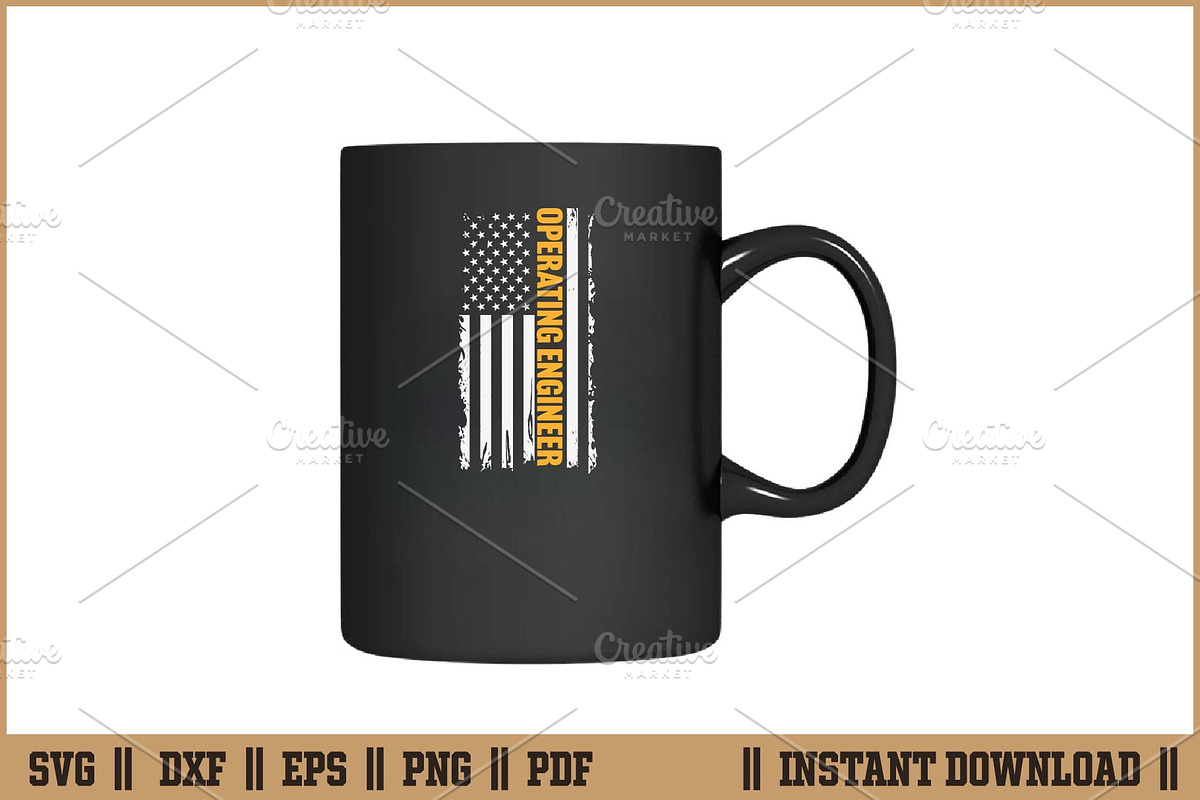 Vintage American USA Flag Operating, a Work Illustration by Handy Arts Studio (Photo 3 of 3)