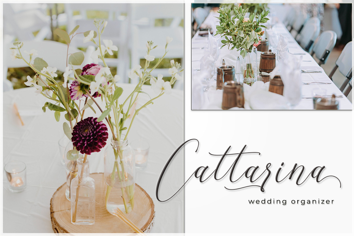 Sandria Script, a Script Font by Attract Studio (Photo 3 of 10)