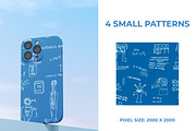 Jean Michel Basquiat Vector Set II, a Pattern Graphic by La Caleya patterns (Thumbnail 2 of 5)