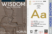 Horus - Serif Font Family, a Serif Font by Artistic & Unique (Thumbnail 11 of 14)