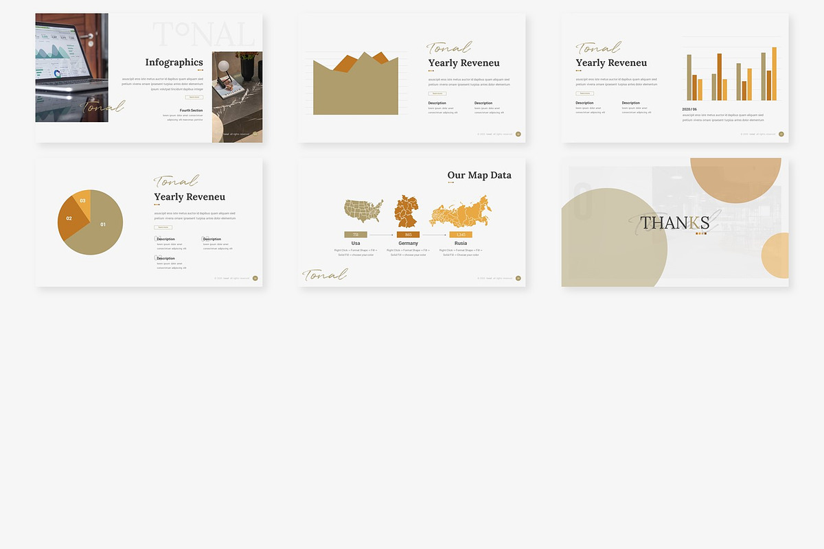 Tonal - Powerpoint Template, a Presentation Template by inspirasign