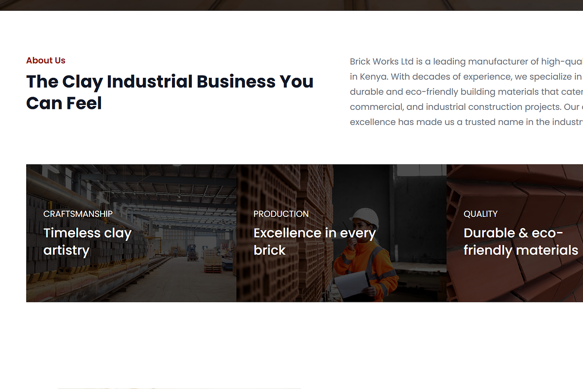 BrickWorks- Industrial Template, a HTML Template by NomaTemplates (Photo 4 of 11)