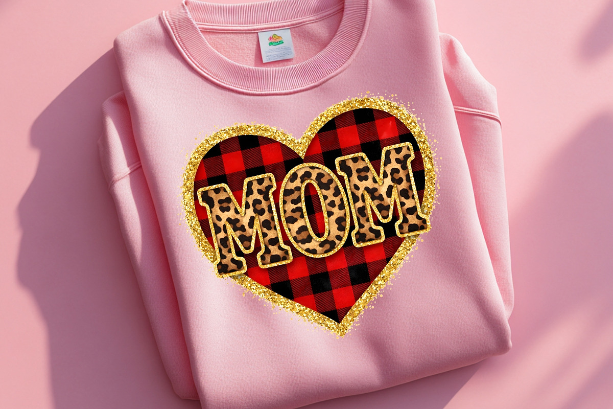 Mom Shirt Leopard Print PNG Mother, a Decorative Illustration by SugarCloudStudioArt (Photo 4 of 6)