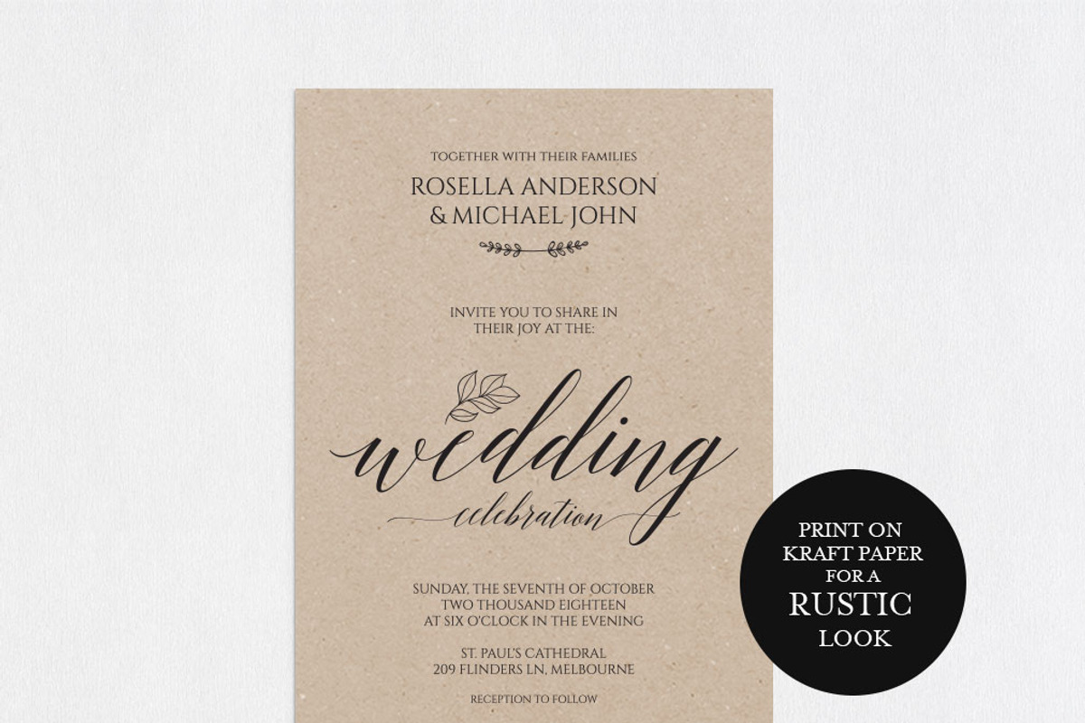 Invitation Template SHR426, an Invitation Template by Shafura_Wedding (Photo 2 of 5)